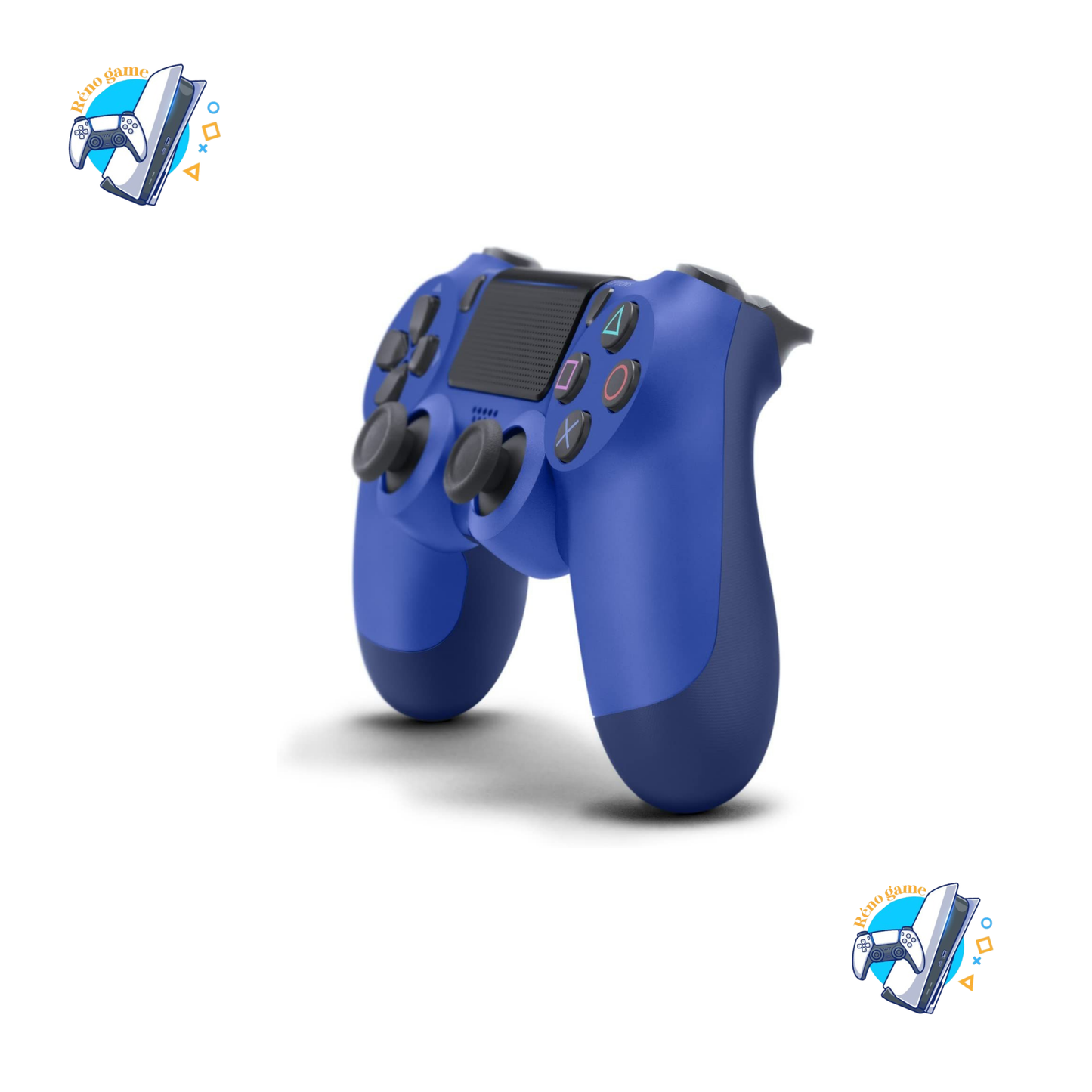 Manette PS4 Bleu Adaptable – Neuve