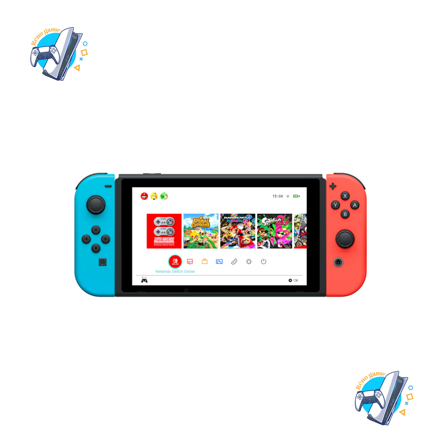 Nintendo Switch Craquée – Quasi Neuf – 15 Jeux