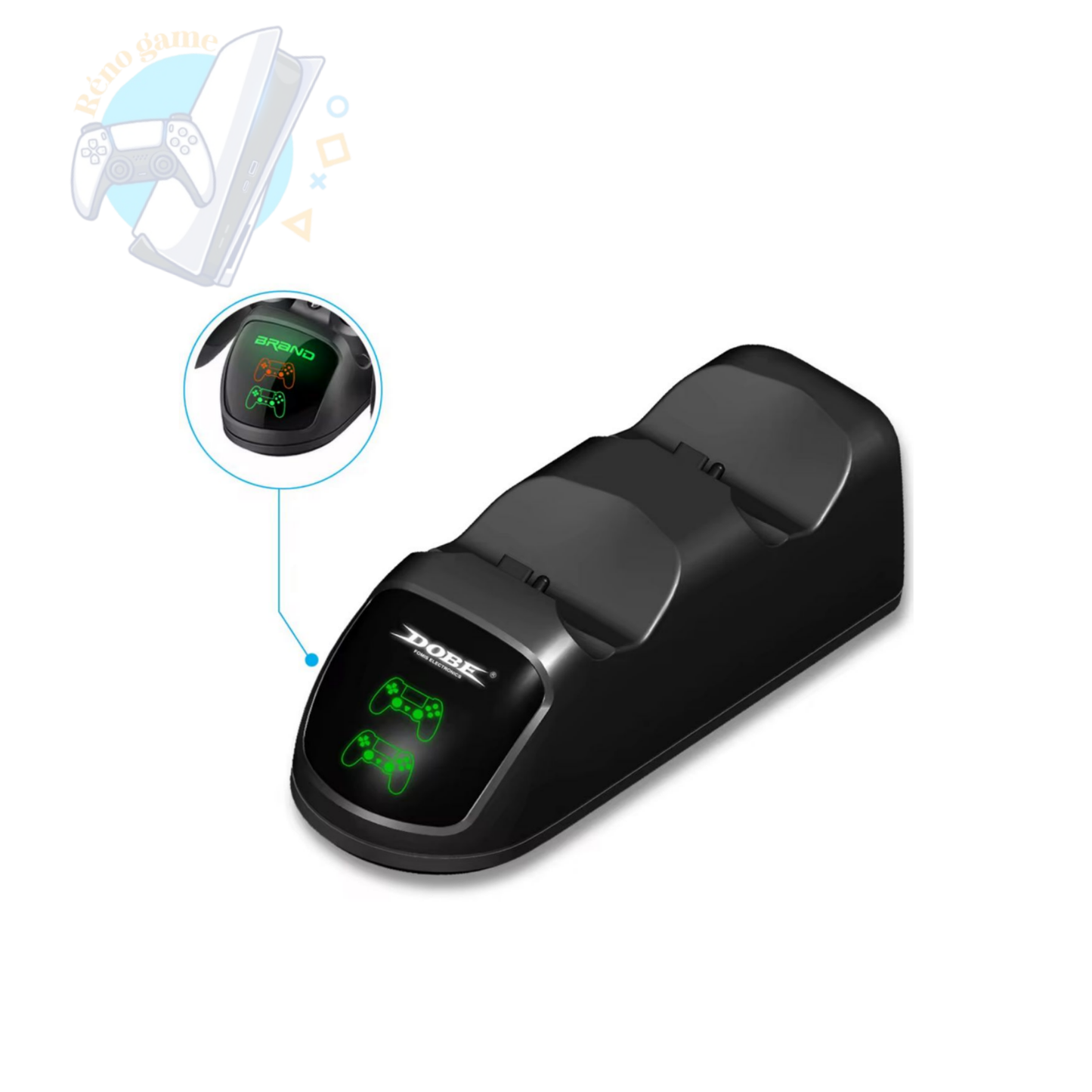 Dock de charge manette PS4 (Charging Dock)