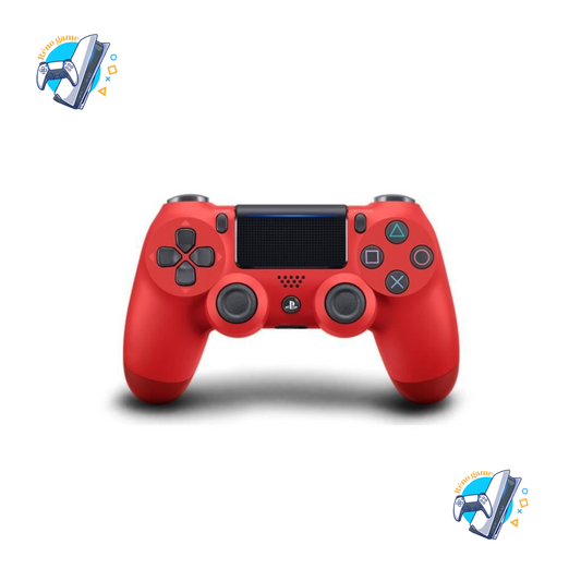 Manette PS4 Rouge Adaptable – Neuve