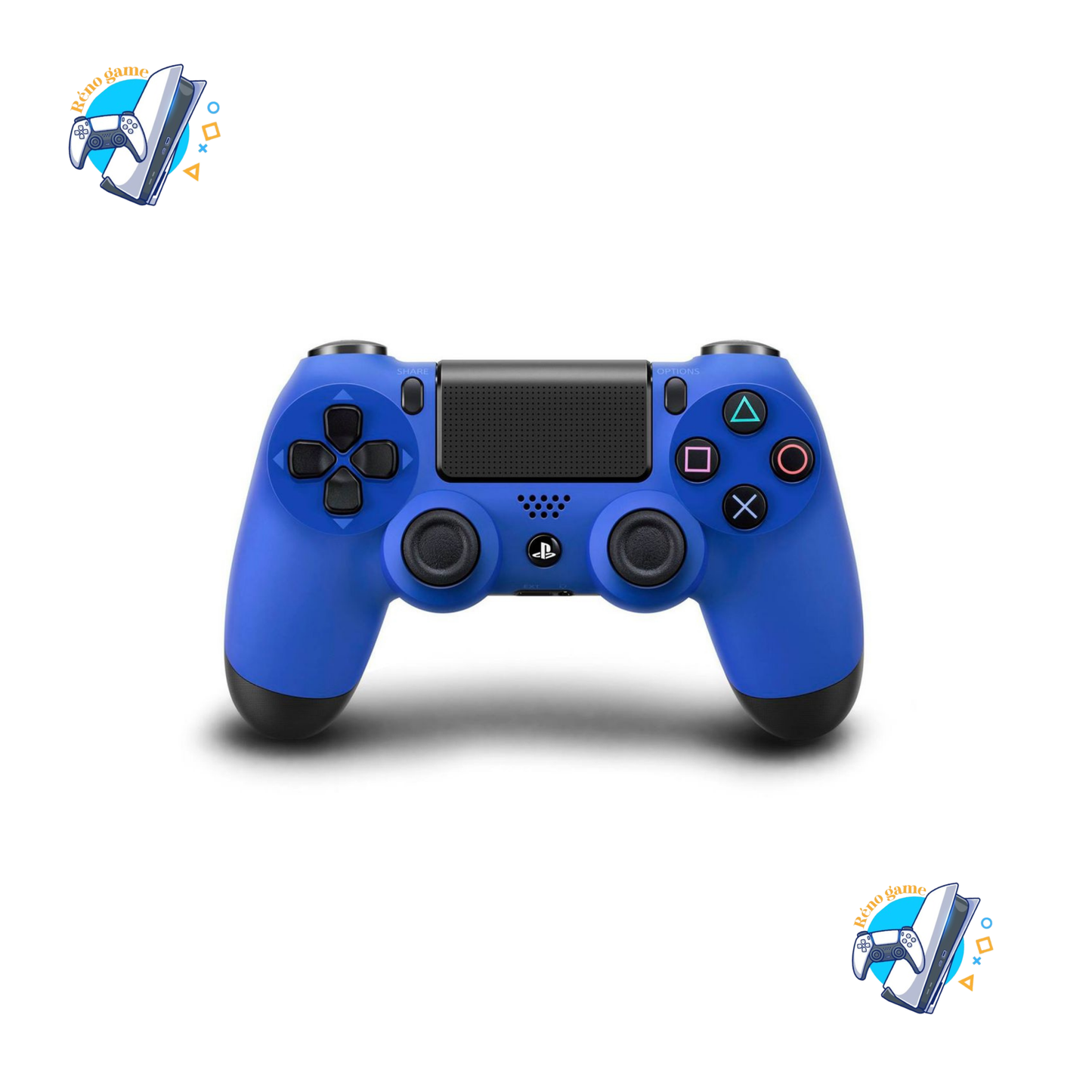 Manette PS4 Bleu Adaptable – Neuve