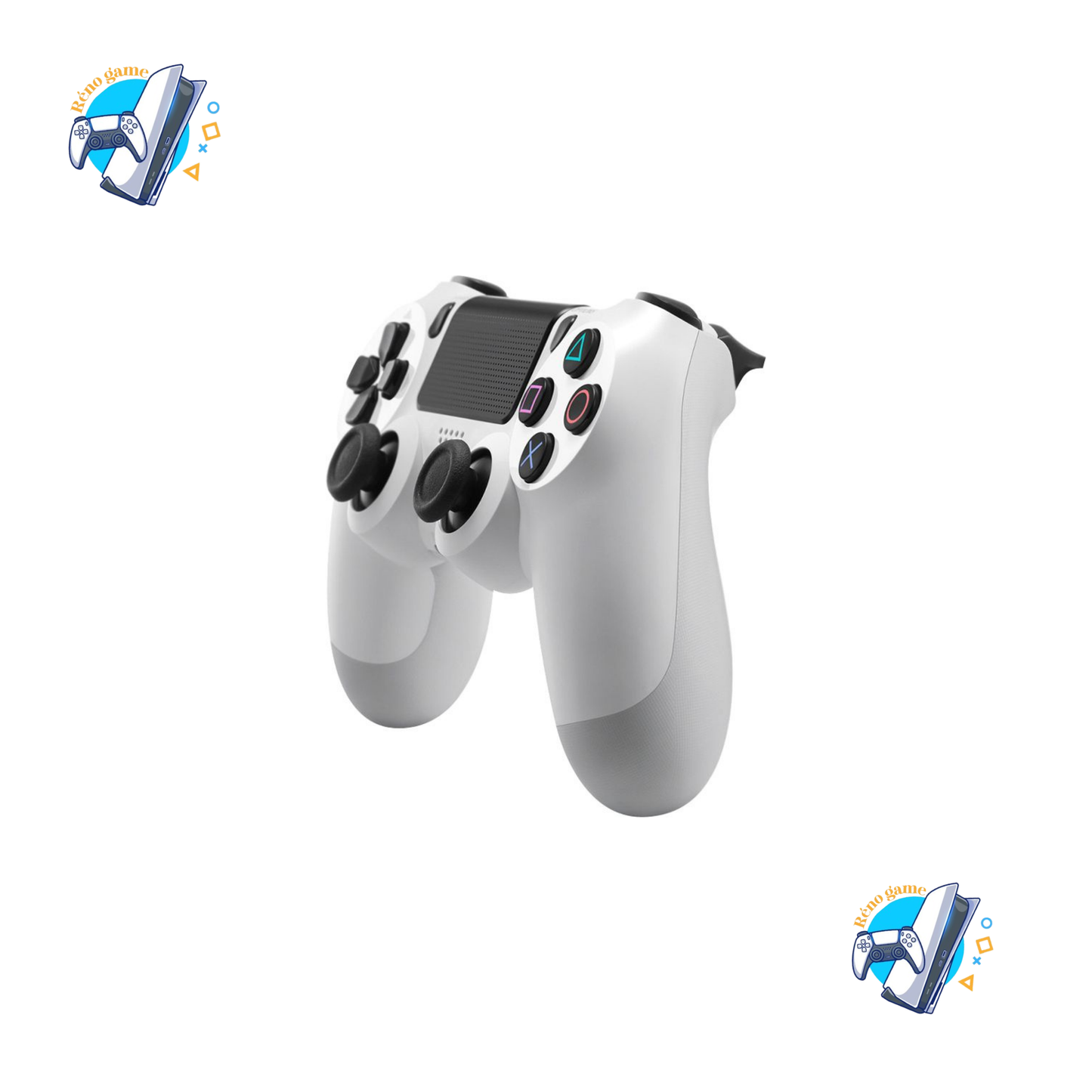 Manette PS4 Blanche Adaptable – Neuve