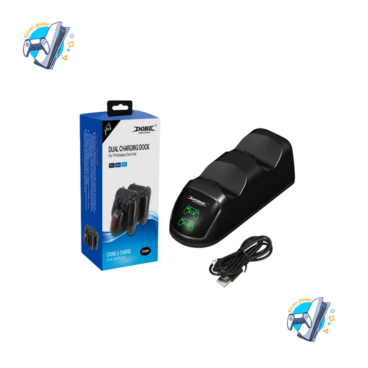 DOBE  Station de Charge PS4 – Pour Manettes DualShock 4