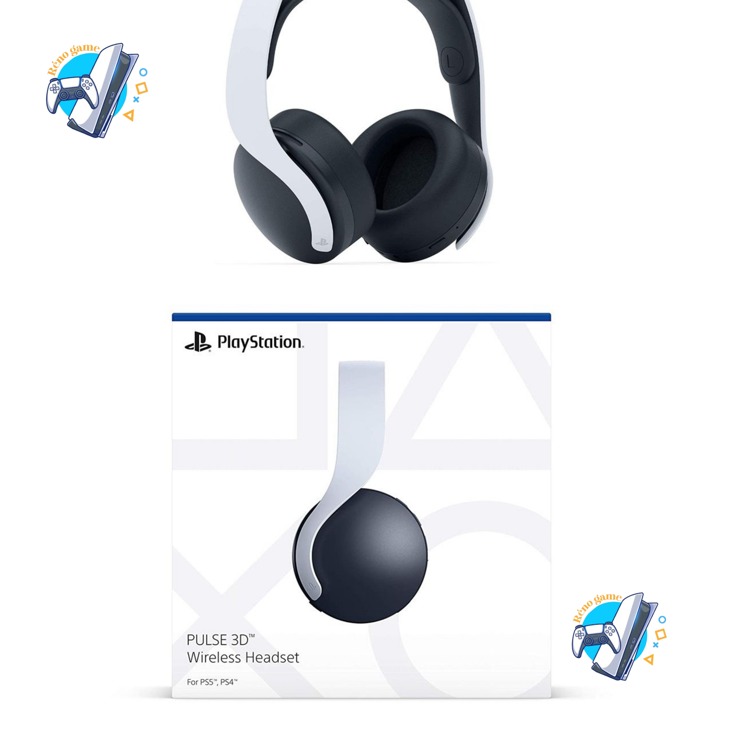 SONY Casque-micro sans fil PULSE 3D Blanc – PS5 / PS4 Neuve