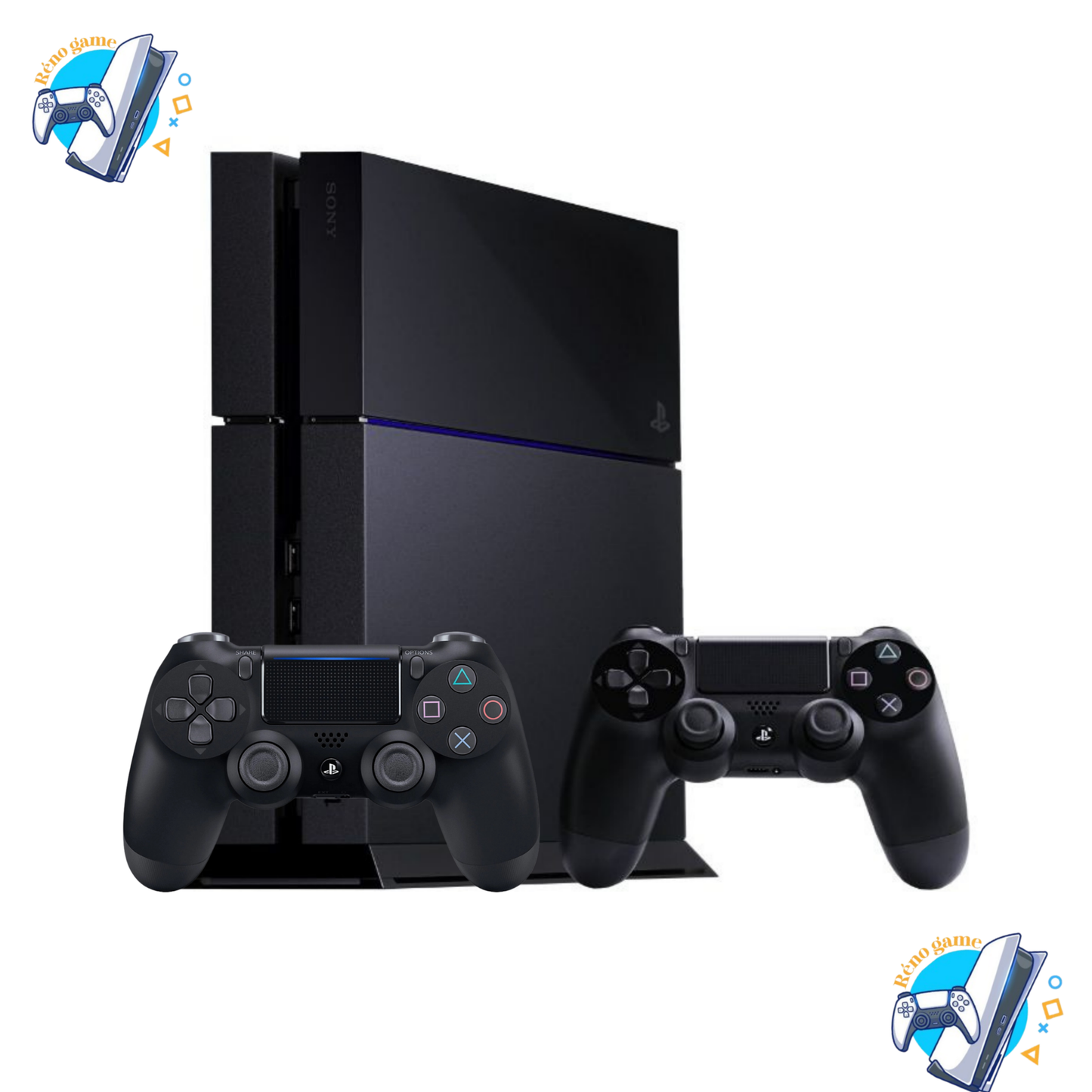 Pack Vacances Sony PS4 Fat Craquée - 500 GB - 10 Jeux – Quasi Neuf